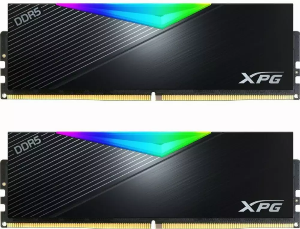 Памет ADATA XPG Lancer Black RGB 32GB (2x16GB) DDR5 5200MHz CL38 - AX5U5200C3816G-DCLARBK