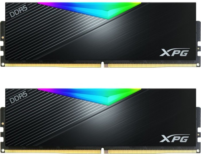 Памет ADATA XPG Lancer Black RGB 32GB (2x16GB) DDR5 5200MHz CL38 - AX5U5200C3816G-DCLARBK