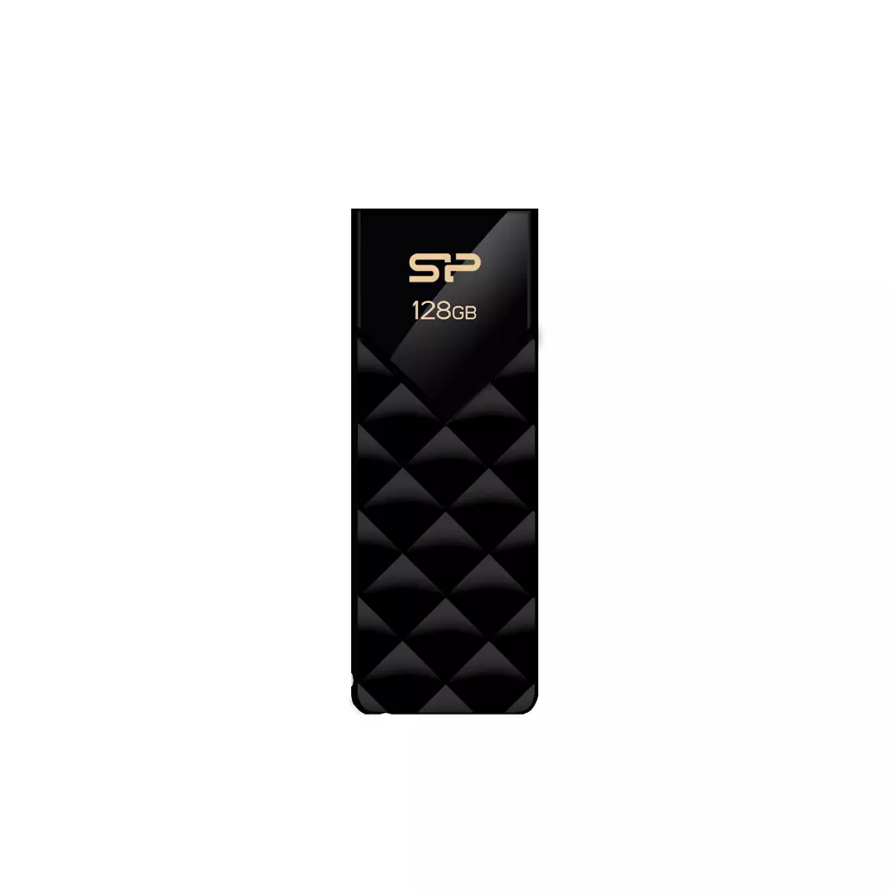 USB памет Silicon Power Blaze 03 128GB USB 3.2 Gen1 Black - SP128GBUF3B03V1K