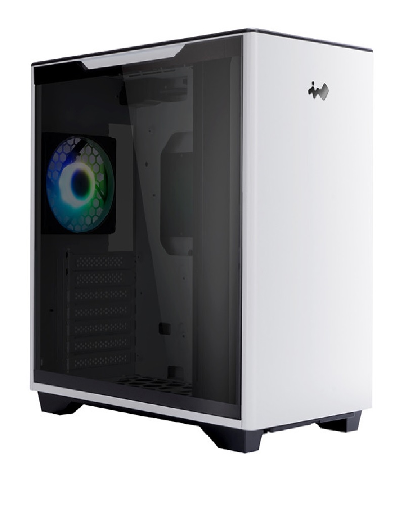 Кутия IN WIN A5 White TG EATX