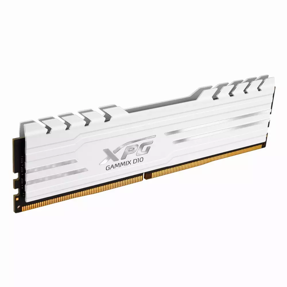 Памет Adata XPG GAMMIX D10 8GB DDR4 3200MHz White CL16 - AX4U32008G16A-SW10