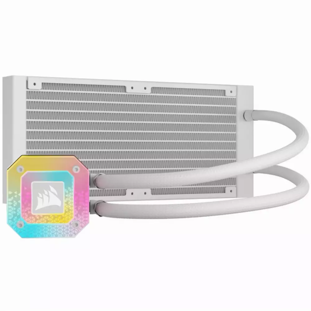 Водно охлаждане за процесор Corsair iCUE H100i ELITE CAPELLIX XT Liquid CPU White - CW-9060072-WW 