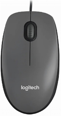 Мишка Logitech M100 Grey Optical Wired Mouse - 910-006652
