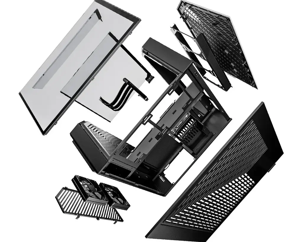 Кутия HYTE Y60 Tempered Glass, Mid-Tower, Черно