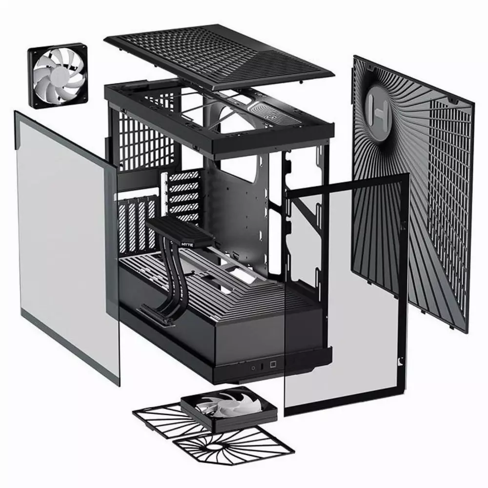 Кутия HYTE Y40 Tempered Glass, Mid-Tower, Черно