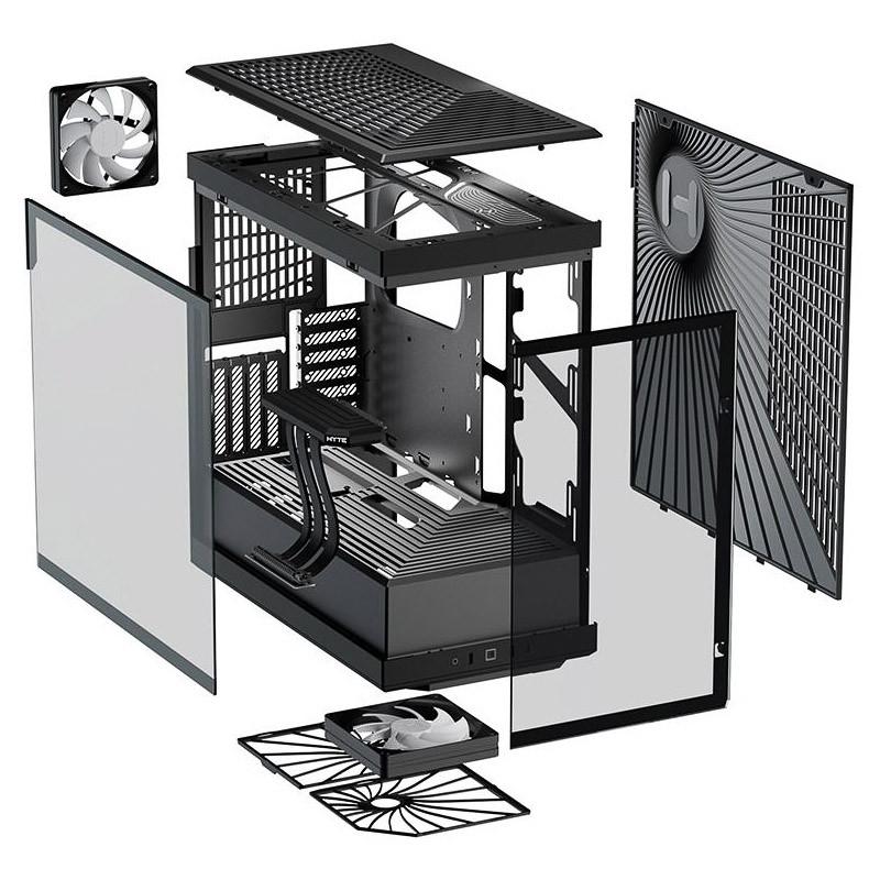 Кутия HYTE Y40 Tempered Glass, Mid-Tower, Черно