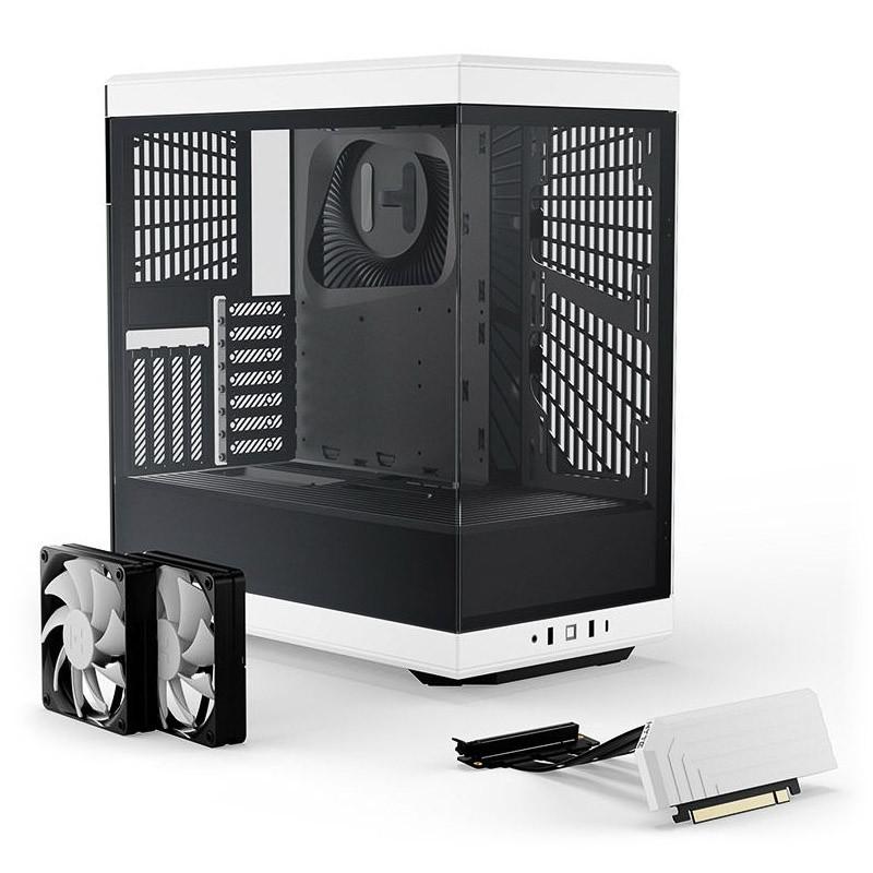 Caja HYTE Y40 Tempered Glass, Mid-Tower, Blanco y Negro