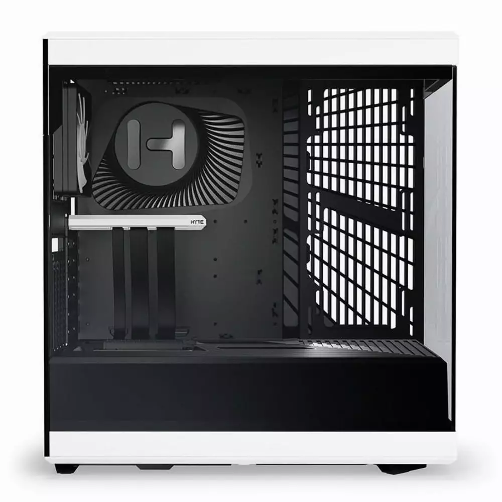 Caja HYTE Y40 Tempered Glass, Mid-Tower, Blanco y Negro