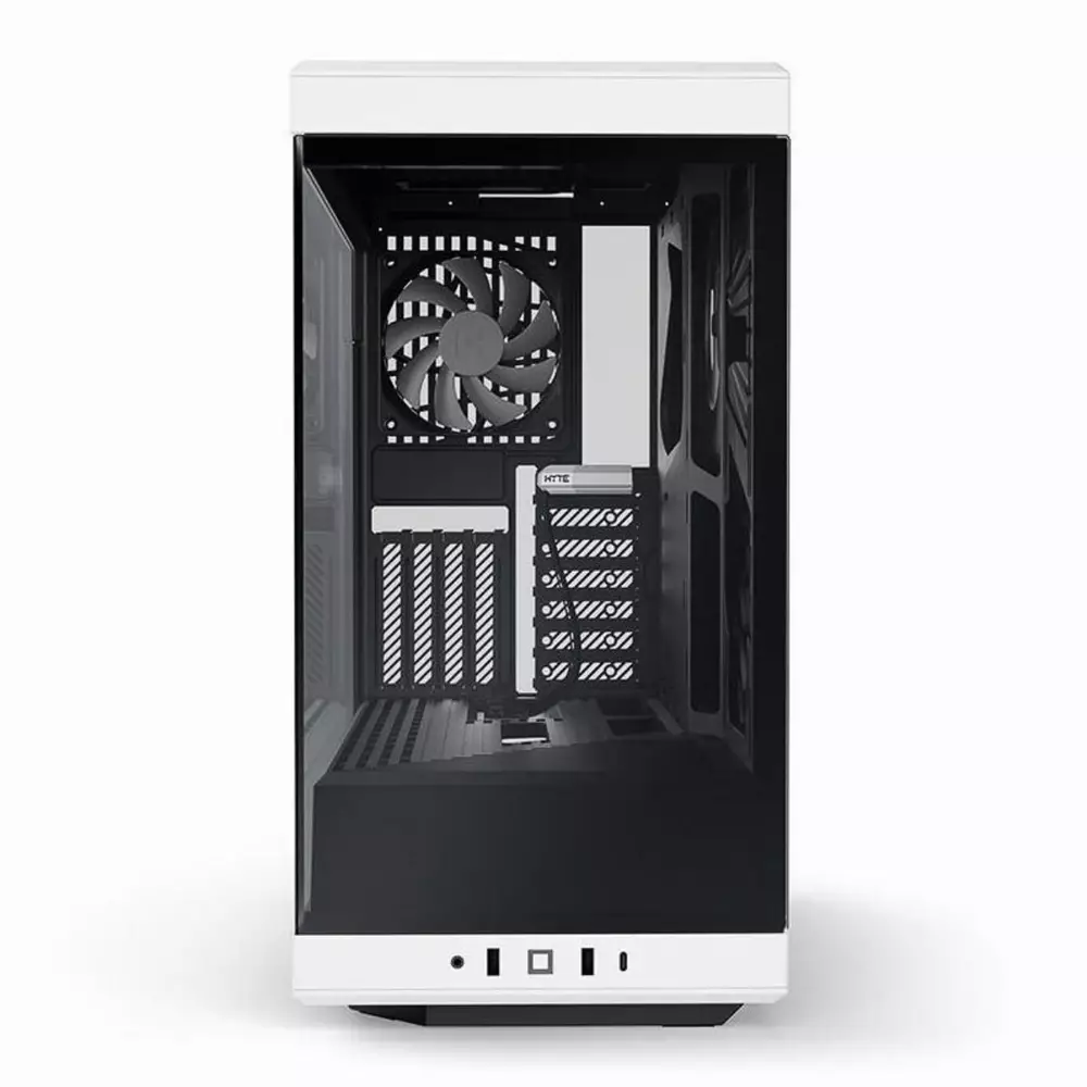 Caja HYTE Y40 Tempered Glass, Mid-Tower, Blanco y Negro
