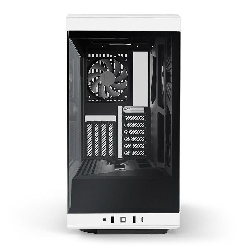 Caja HYTE Y40 Tempered Glass, Mid-Tower, Blanco y Negro