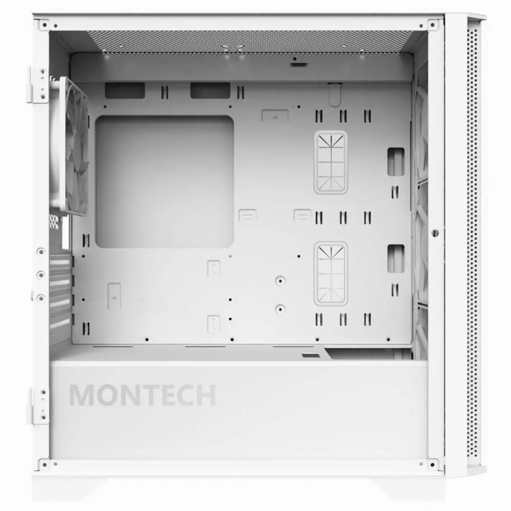 Кутия Montech AIR 100 ARGB, TG, Micro-ATX Бяла