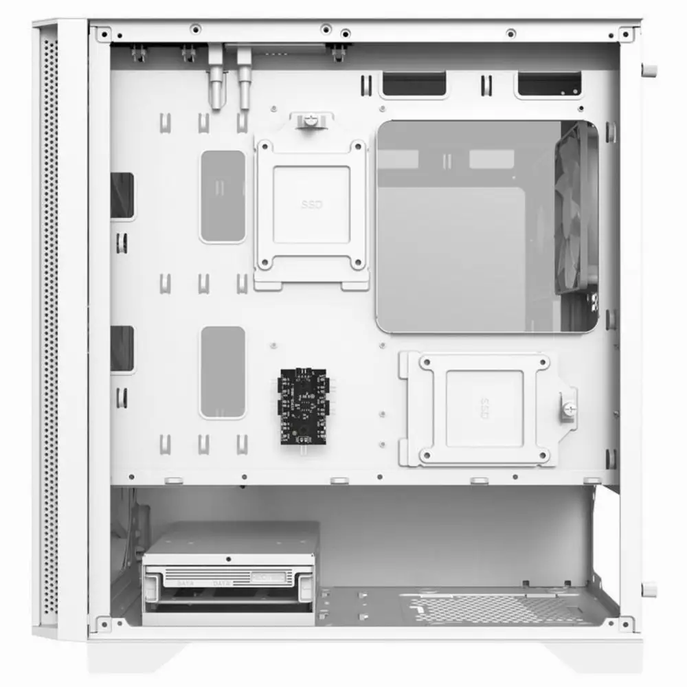 Кутия Montech AIR 100 ARGB, TG, Micro-ATX Бяла