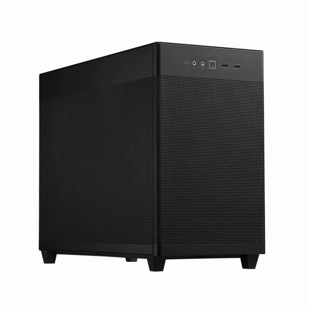 Кутия ASUS PRIME AP201 Mesh, MicroATX, Черно