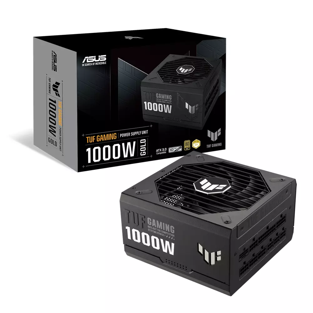 Захранване ASUS TUF Gaming 1000W 80 Plus Gold PCIe 5.0, Fully Modular