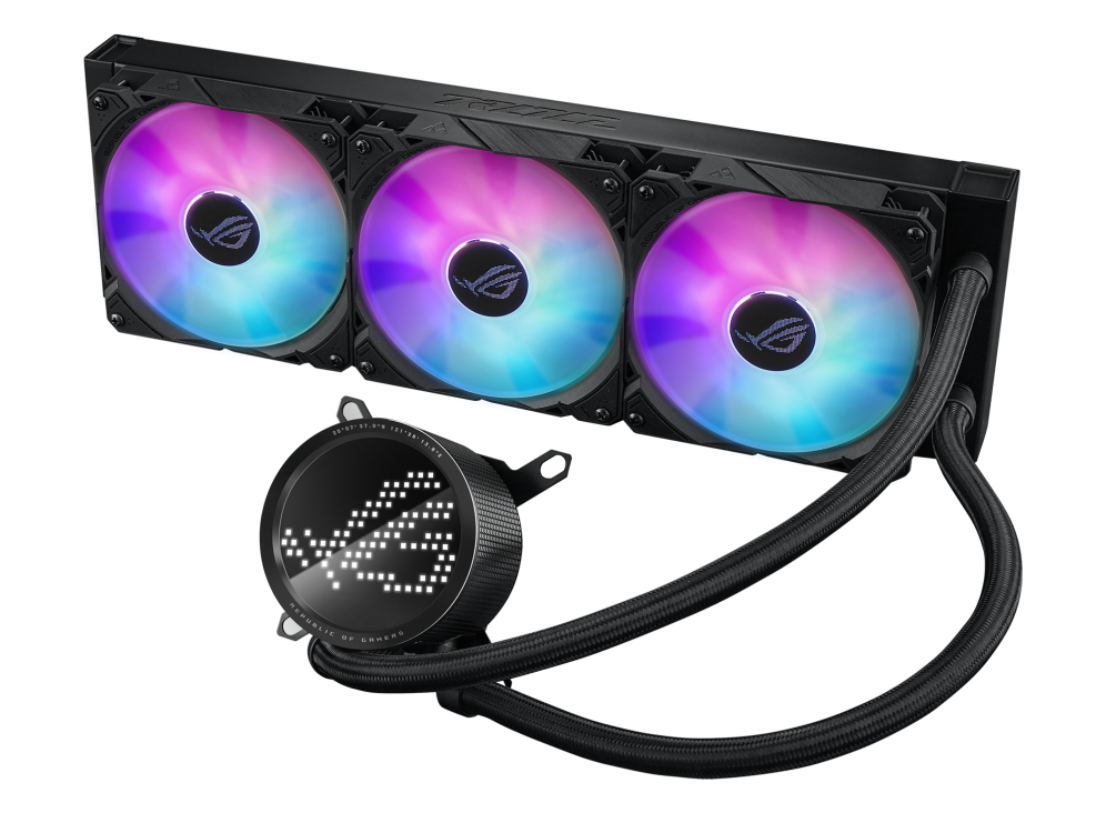 Воден охладител за процесор ASUS ROG RUYO III 360 ARGB, Mini LED Display