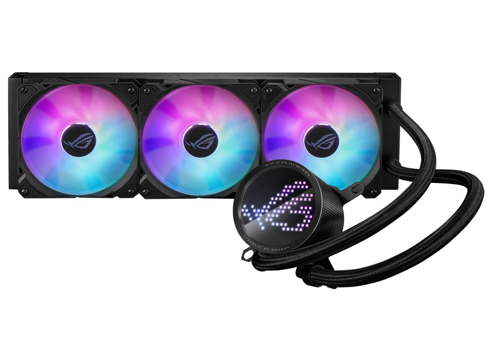 Воден охладител за процесор ASUS ROG RUYO III 360 ARGB, Mini LED Display