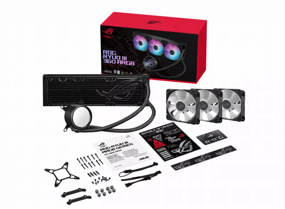 Воден охладител за процесор ASUS ROG RUYO III 360 ARGB, Mini LED Display