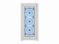 Кутия Corsair iCUE 5000X RGB QL Edition Mid Tower Tempered Glass White - CC-9011233-WW
