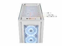 Кутия Corsair iCUE 5000X RGB QL Edition Mid Tower Tempered Glass White - CC-9011233-WW