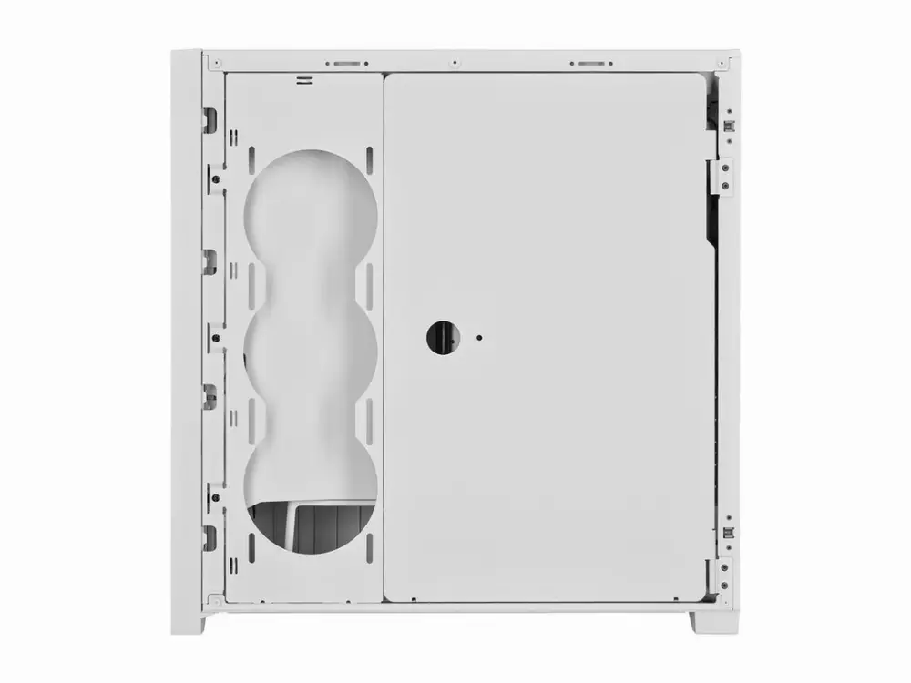 Кутия Corsair iCUE 5000X RGB QL Edition Mid Tower Tempered Glass White - CC-9011233-WW