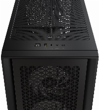 Кутия Corsair iCUE 4000D RGB Airflow Mid Tower Tempered Glass Black - CC-9011240-WW