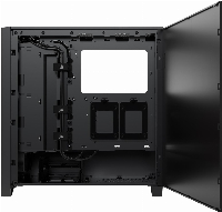 Кутия Corsair iCUE 4000D RGB Airflow Mid Tower Tempered Glass Black - CC-9011240-WW