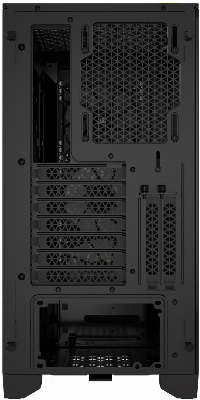 Кутия Corsair iCUE 4000D RGB Airflow Mid Tower Tempered Glass Black - CC-9011240-WW