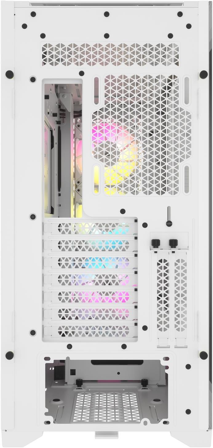 Кутия Corsair iCUE 5000D RGB Airflow Mid Tower Tempered Glass White - CC-9011243-WW