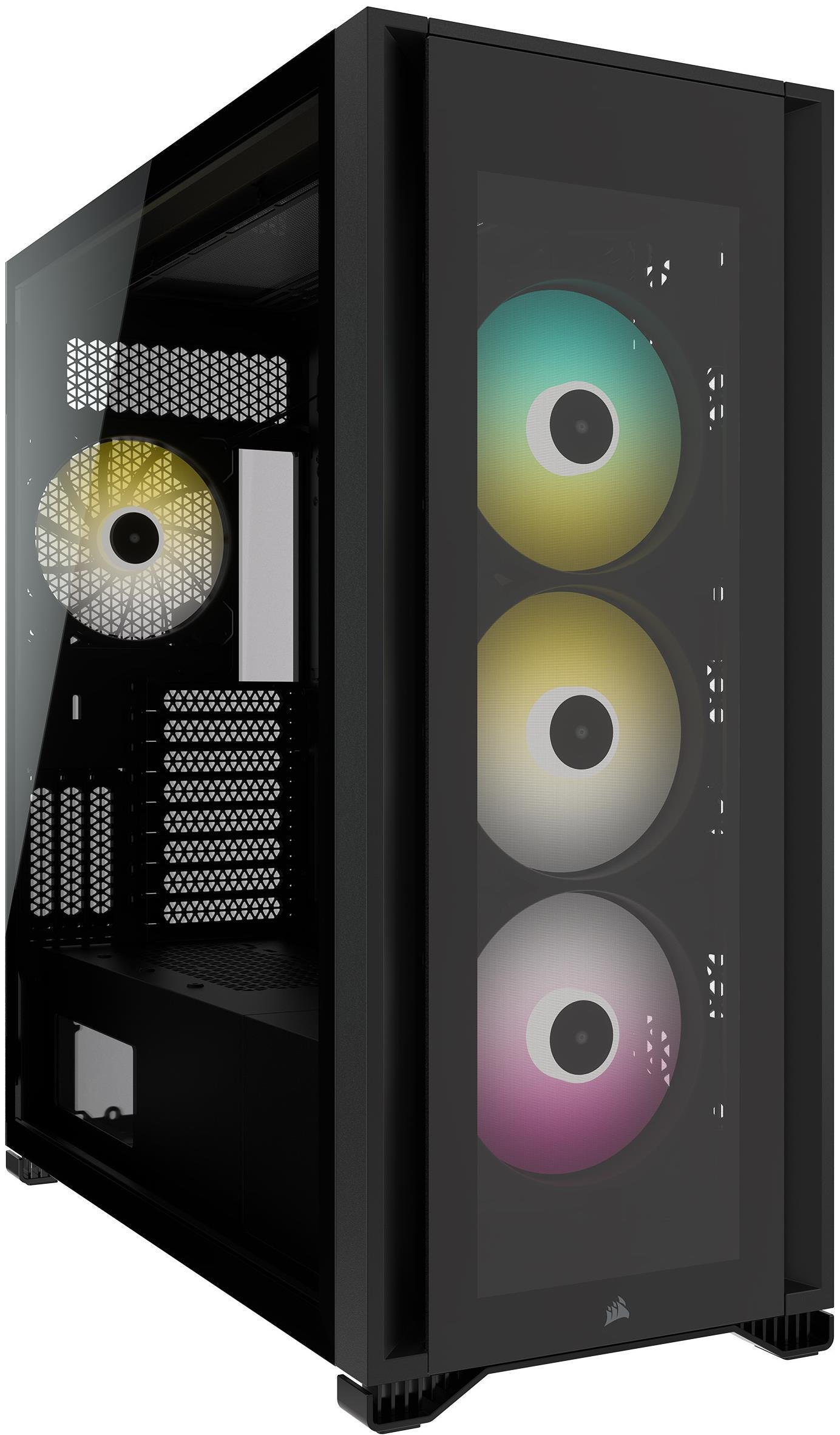 Кутия Corsair iCUE 7000X RGB Full Tower Tempered Glass Black - CC-9011226-WW