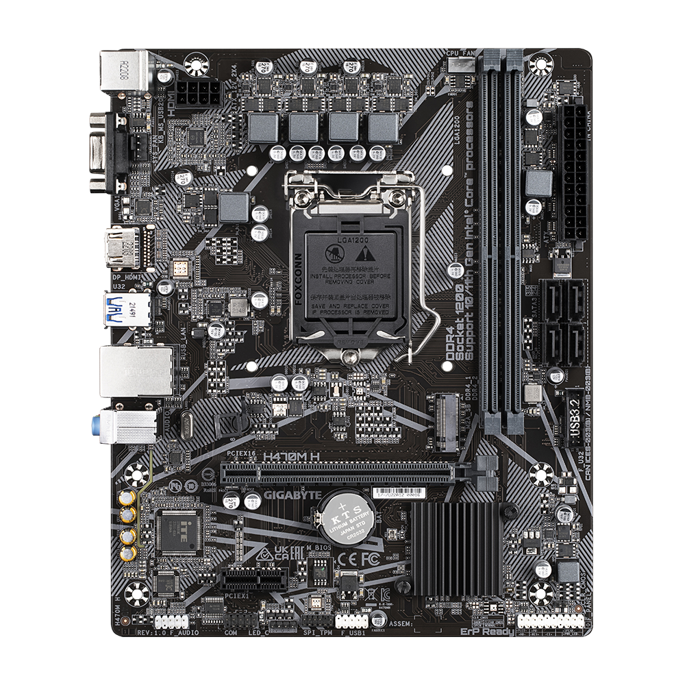 Дънна платка Gigabyte H470M H LGA1200
