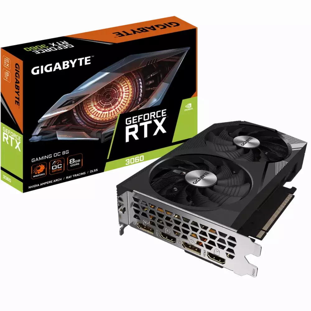 Placă video Gigabyte GeForce RTX 3060 GAMING OC 8GB GDDR6