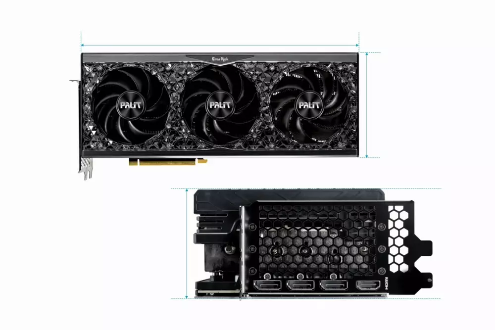 Видео карта Palit RTX 4070 Ti GameRock 12GB GDDR6X