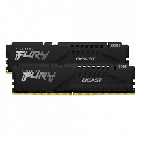 Памет Kingston Fury Beast Black 16GB (2x8GB) DDR5 5200MHz EXPO CL36 - KF552C36BBEK2-16