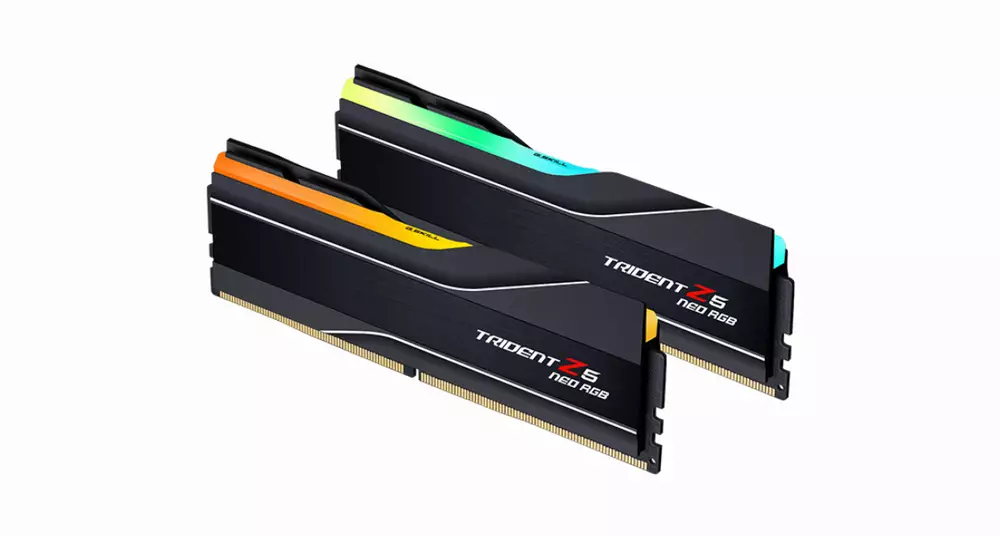Памет G.SKILL Trident Z5 Neo RGB Black 64GB (2x32GB) DDR5 6000MHz CL30 - F5-6000J3040G32GX2-TZ5NR