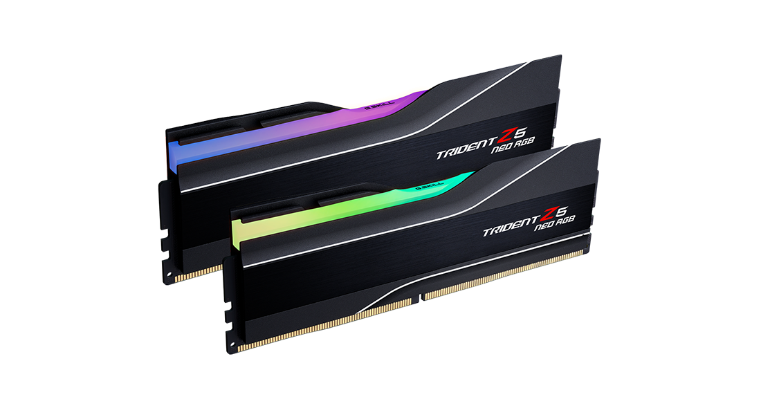 Памет G.SKILL Trident Z5 Neo RGB Black 32GB (2x16GB) DDR5 6000MHz CL32 AMD EXPO - F5-6000J3040G32GX2-TZ5NR 