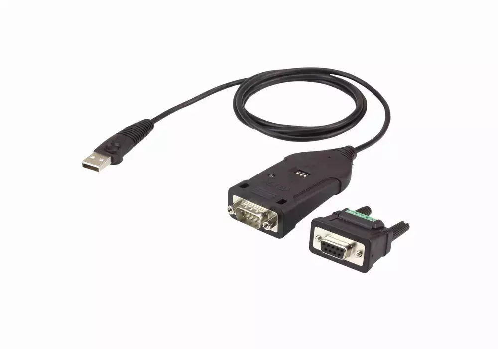 Адаптер ATEN UC485, USB към RS-422/485, Черен
