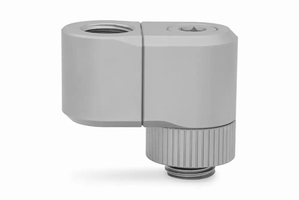 Фитинг EK-Quantum Torque Double Rotary Offset 21 - Satin Titanium