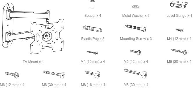 Arctic Стойка за телевизор TV Mount - TV Flex S - AEMNT00043A