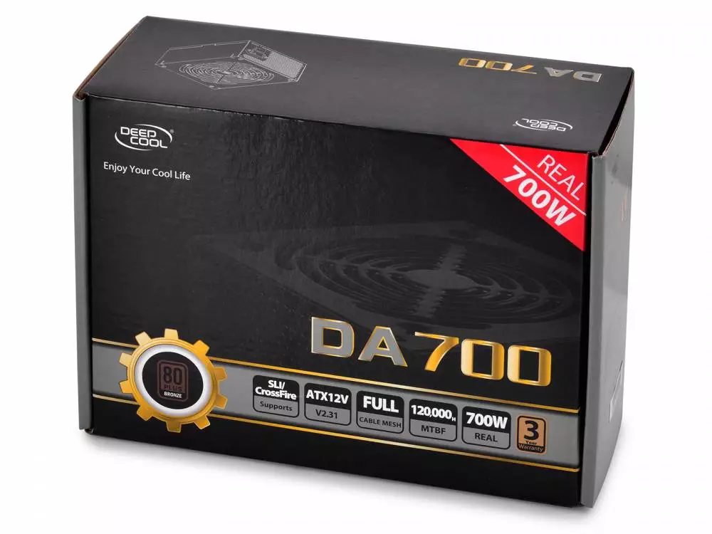 Захранване DeepCool DA700 (700W) 80 Plus Bronze PSU New version - 	DP-BZ-DA700N 