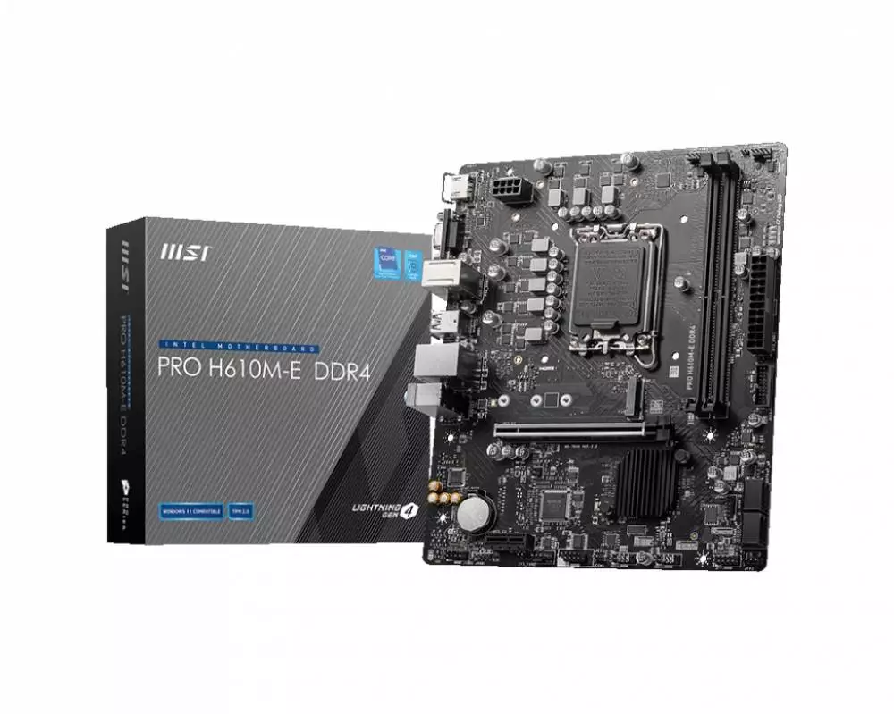 Дънна платка MSI PRO H610M-E DDR4 LGA1700