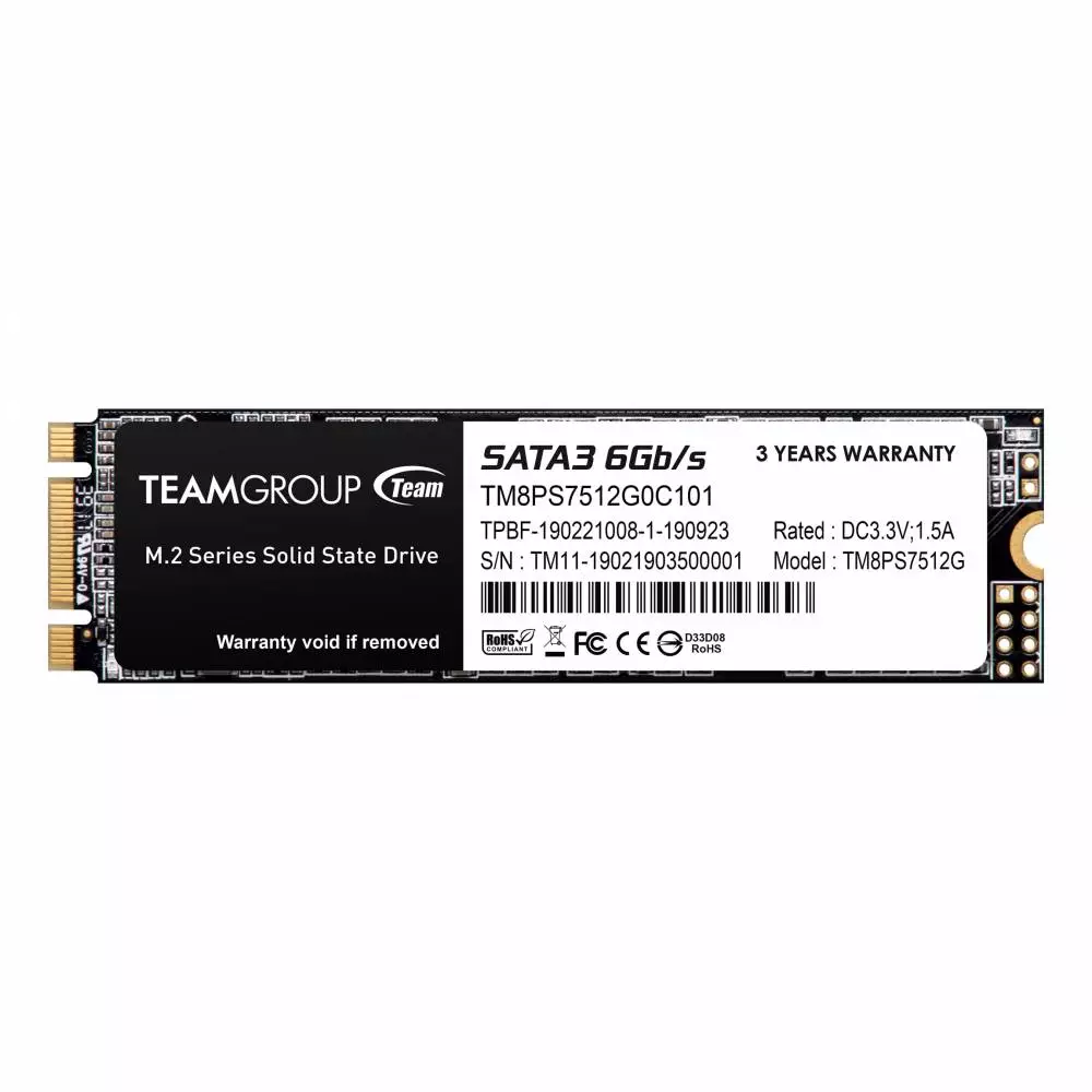 Диск SSD TeamGroup MS30 512GB M.2 SATA III 3D NAND