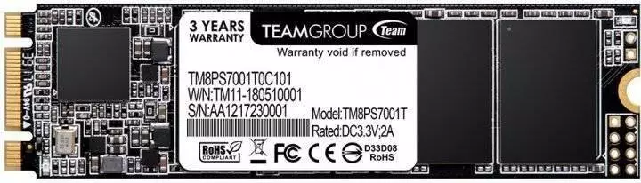 Диск SSD Team Group MS30 256GB M.2 SATA III 3D NAND
