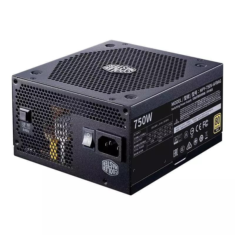 Захранване Cooler Master V750W 80 Plus Gold V2 - MPY-750V-AFBAG-EU
