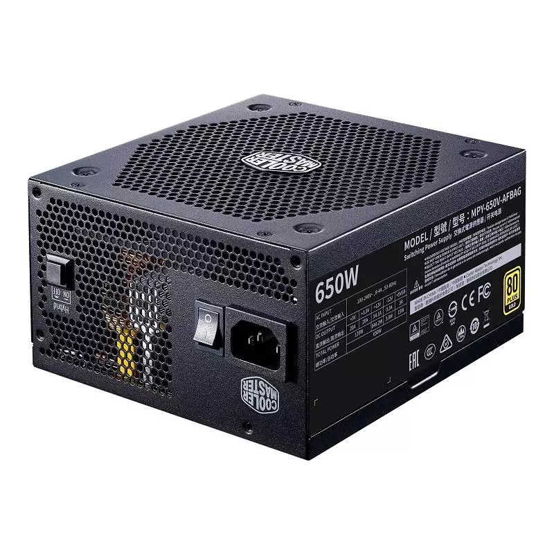 Захранване Cooler Master V650W 80 Plus Gold V2 - MPY-650V-AFBAG-EU