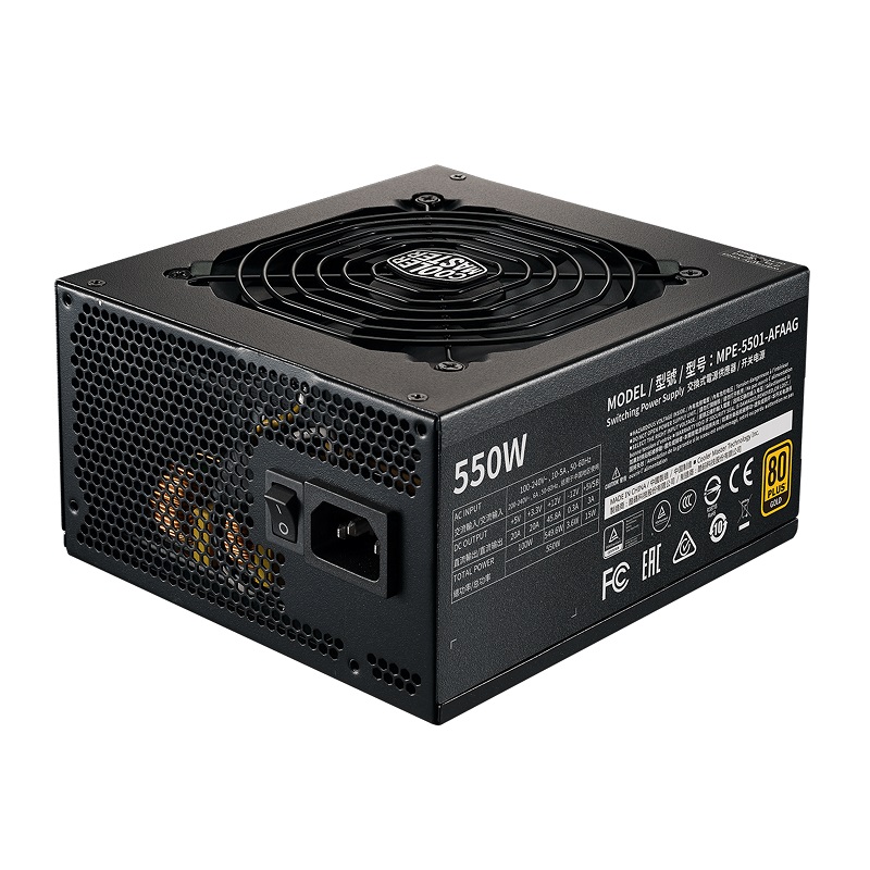 Захранване Cooler Master MWE 550W 80 Plus Gold V2 FM - MPE-5501-AFAAG-EU