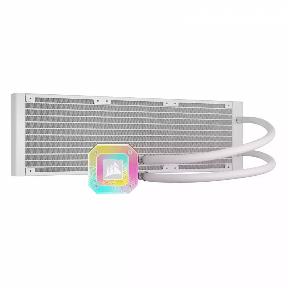 Водно охлаждане за процесор Corsair iCUE H150i ELITE CAPELLIX XT Liquid CPU White - CW-9060073-WW