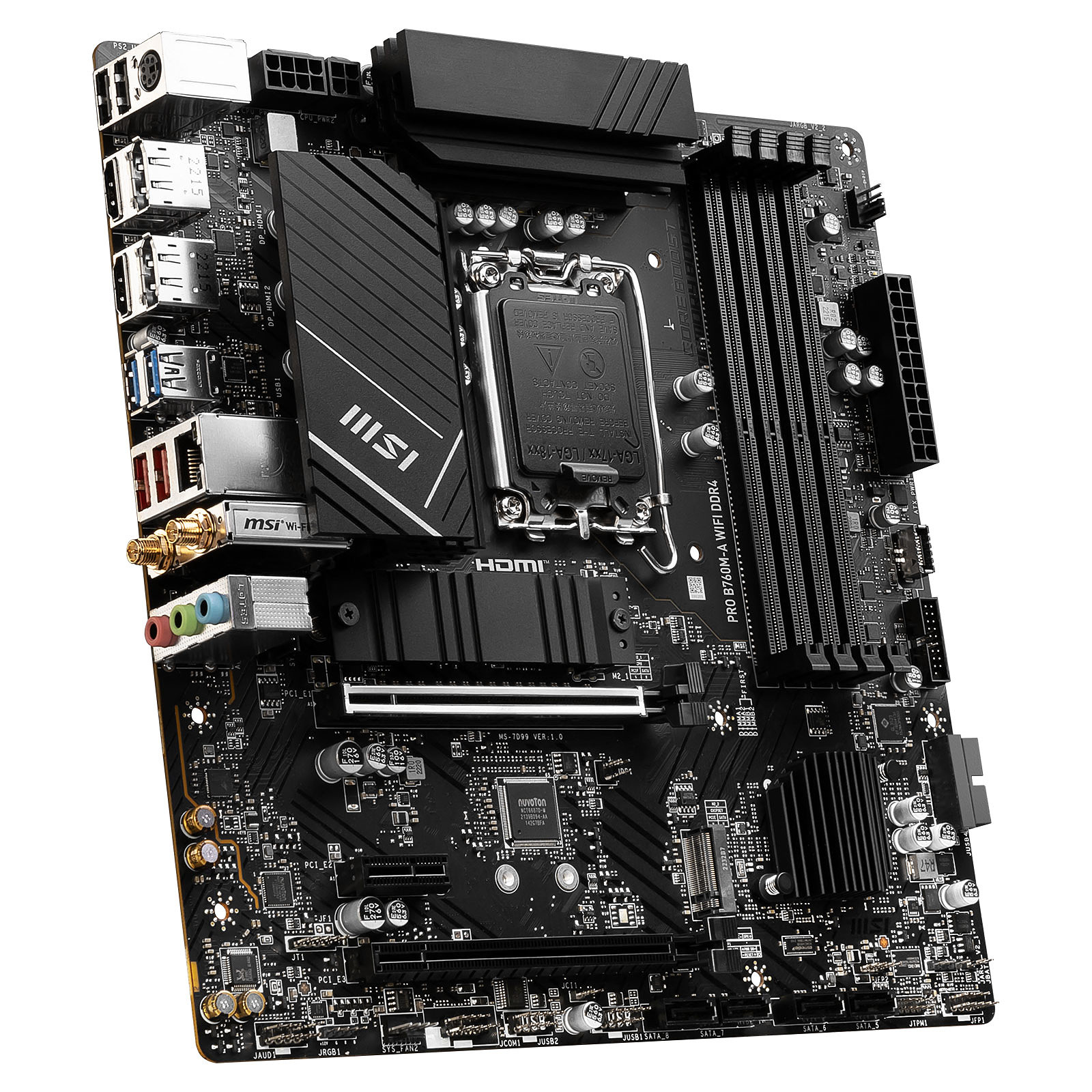 Дънна платка MSI PRO B760M-A WIFI DDR4 LGA1700