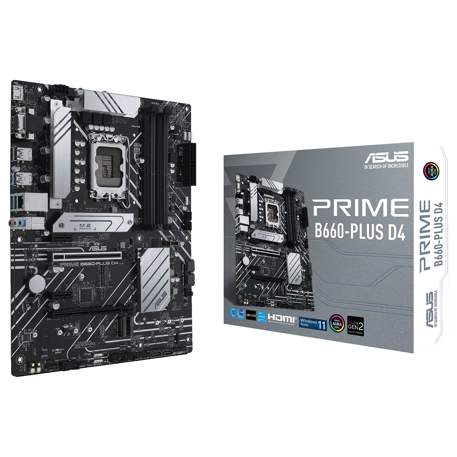 Дънна платка ASUS PRIME B660-PLUS D4 LGA1700