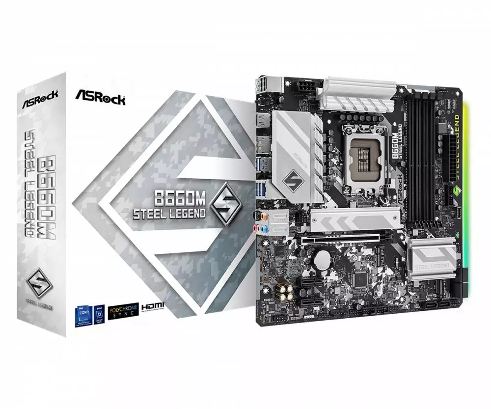 Дънна платка Asrock B660M Steel Legend LGA1700 DDR4