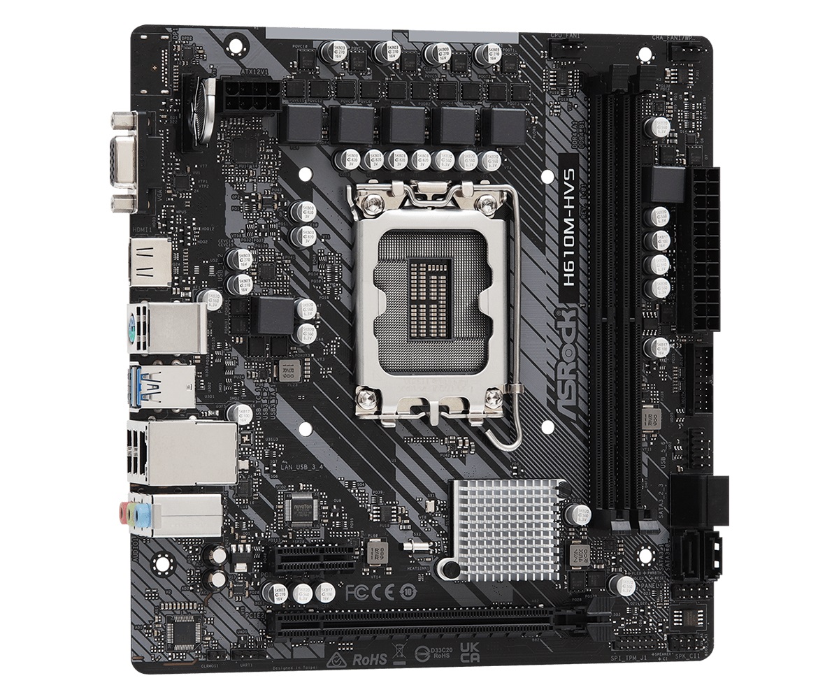 Дънна платка Asrock H610M-HVS LGA1700 DDR4